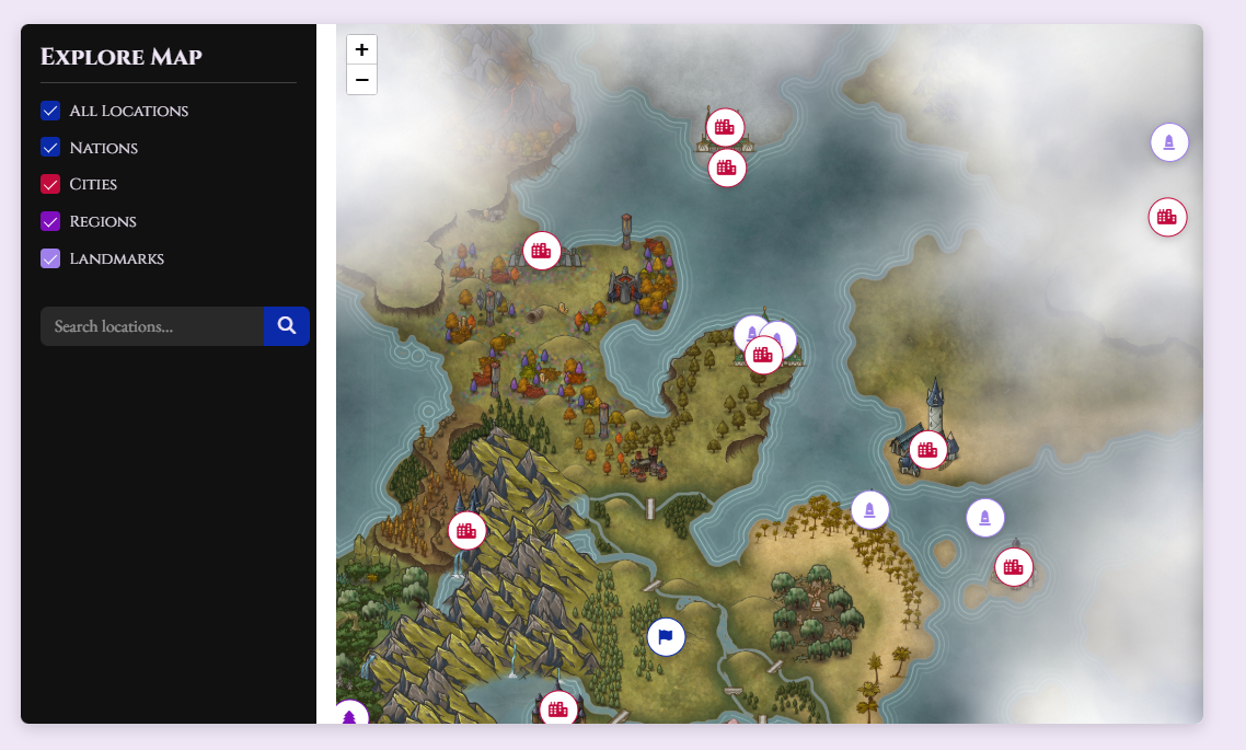 Interactive Map Screenshot