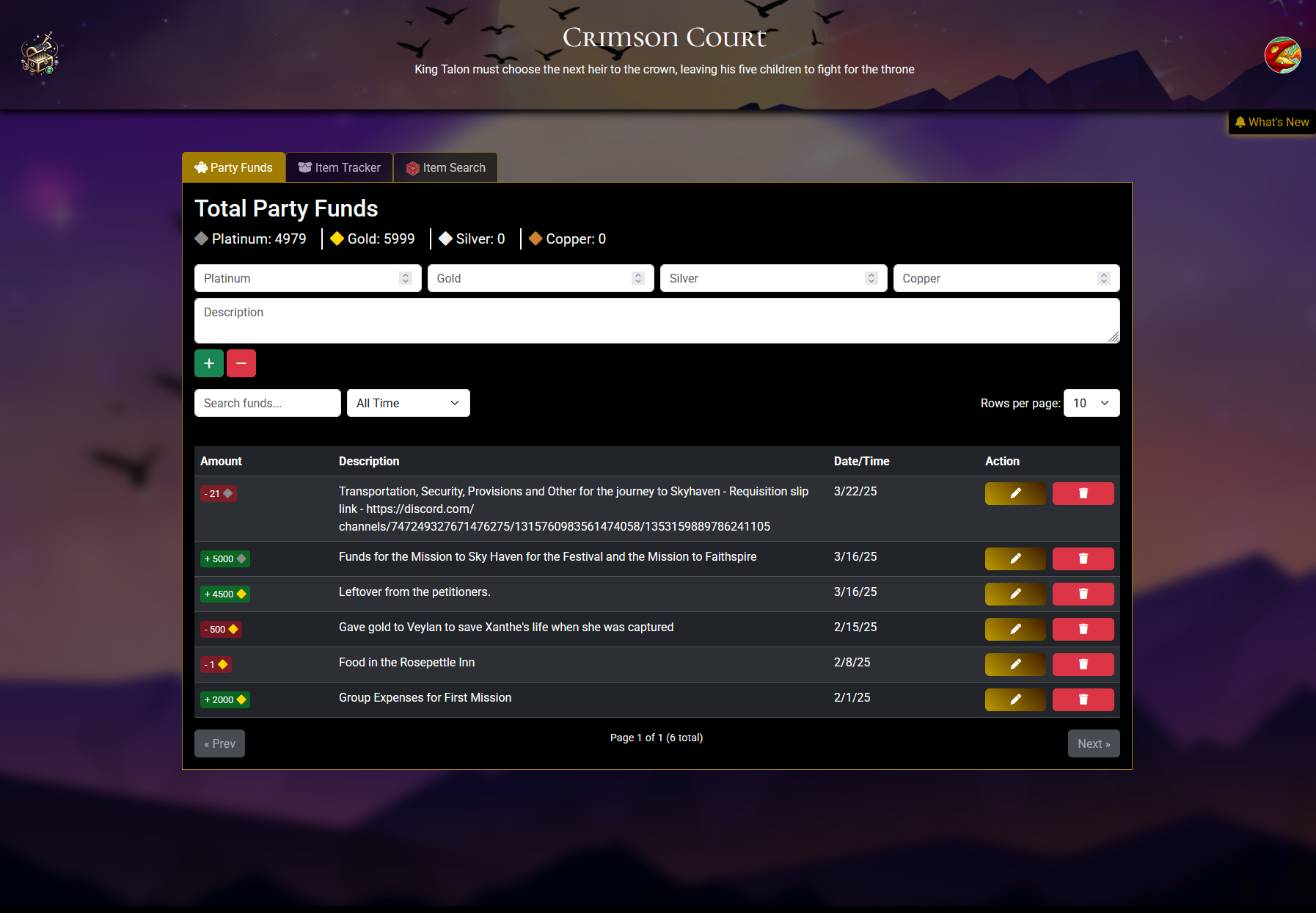 Party Loot Screenshot